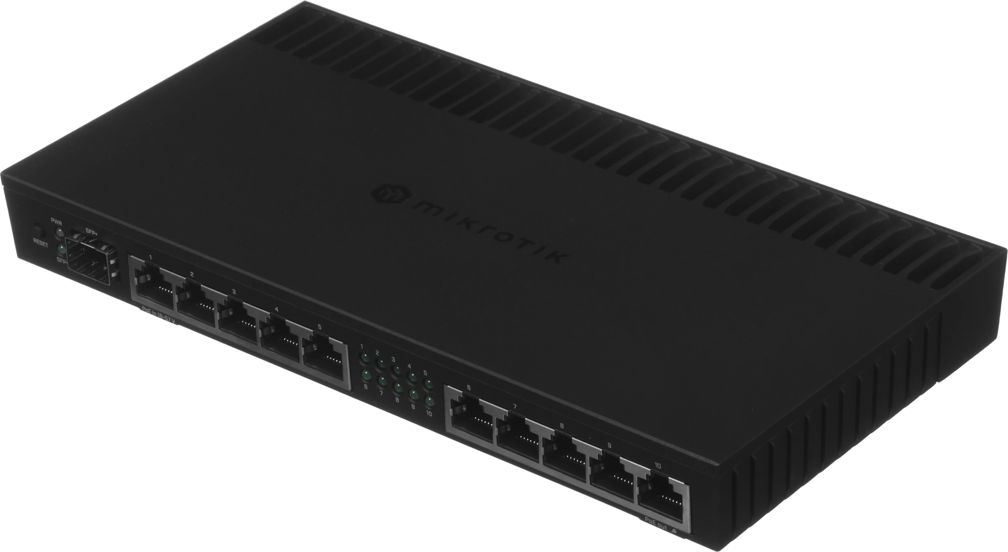 Роутер MikroTik RB4011iGS+RM 10/100/1000BASE-TX/SFP+ черный — фото 1