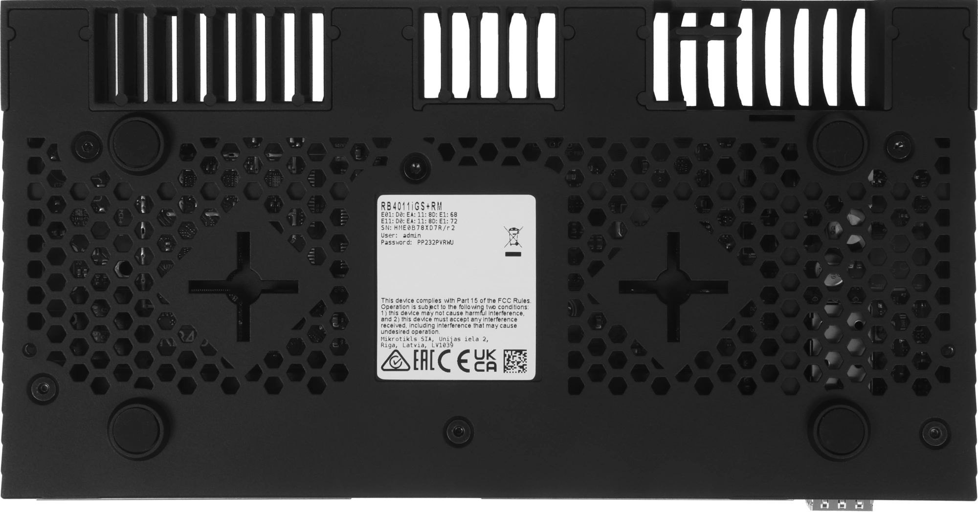 Роутер MikroTik RB4011iGS+RM 10/100/1000BASE-TX/SFP+ черный — миниатюра 8