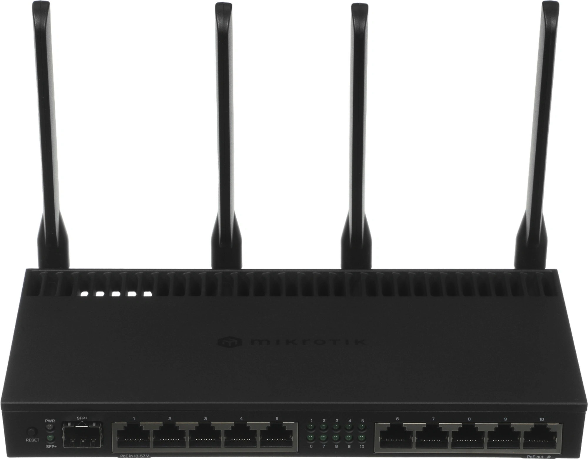 Роутер беспроводной MikroTik RB4011iGS+5HacQ2HnD-IN AC2000 10/100/1000BASE-TX/SFP+ черный — фото 1