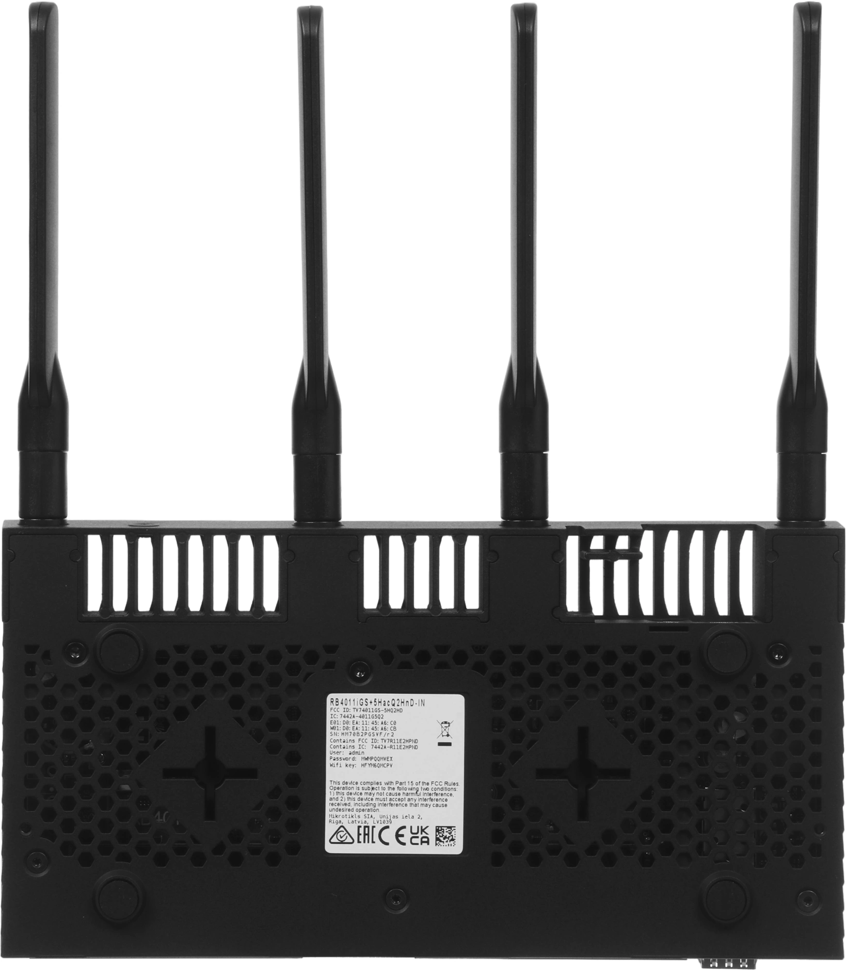 Роутер беспроводной MikroTik RB4011iGS+5HacQ2HnD-IN AC2000 10/100/1000BASE-TX/SFP+ черный — миниатюра 12