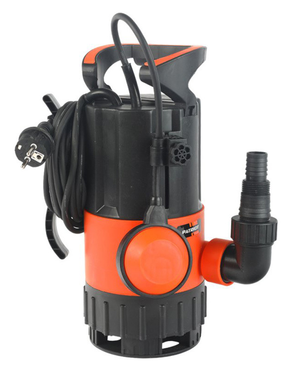 Насос дренажный Patriot F 500 D 500Вт 7500л/час центробежный (315302408) — миниатюра 9