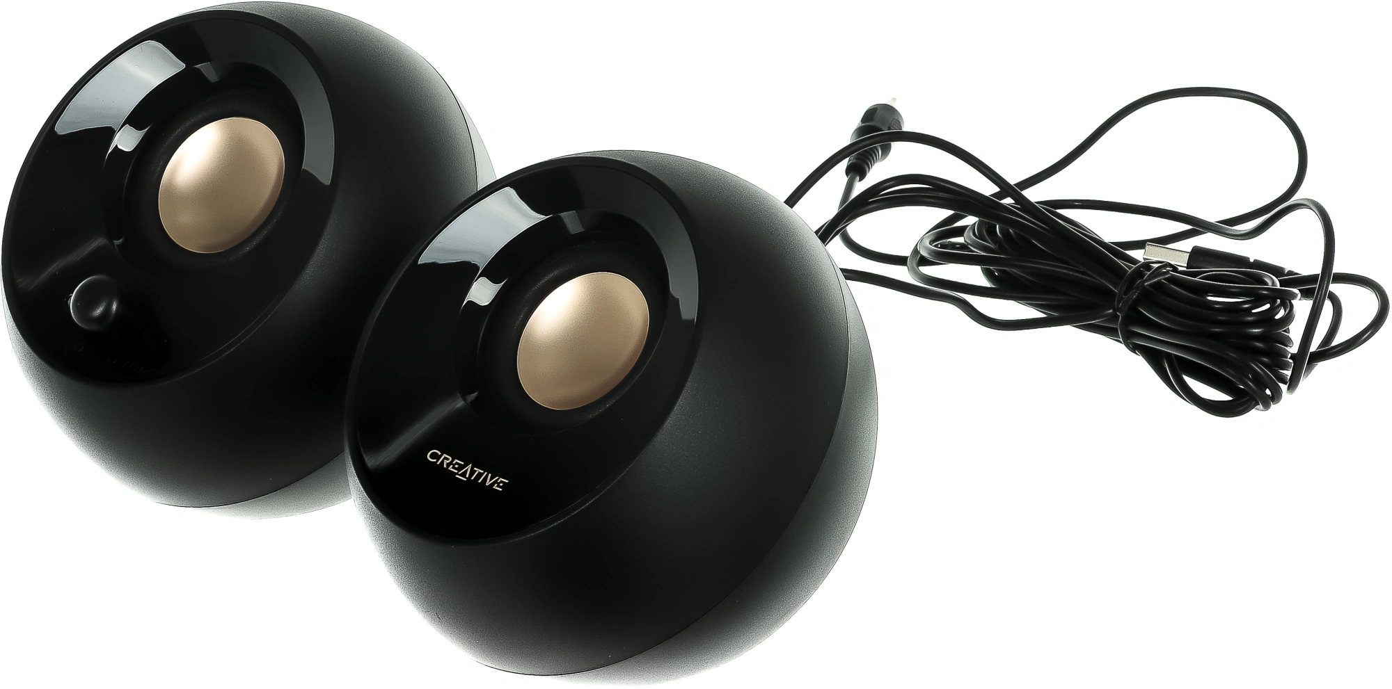 Колонки Creative PEBBLE PLUS 2.1 черный 8Вт — миниатюра 2