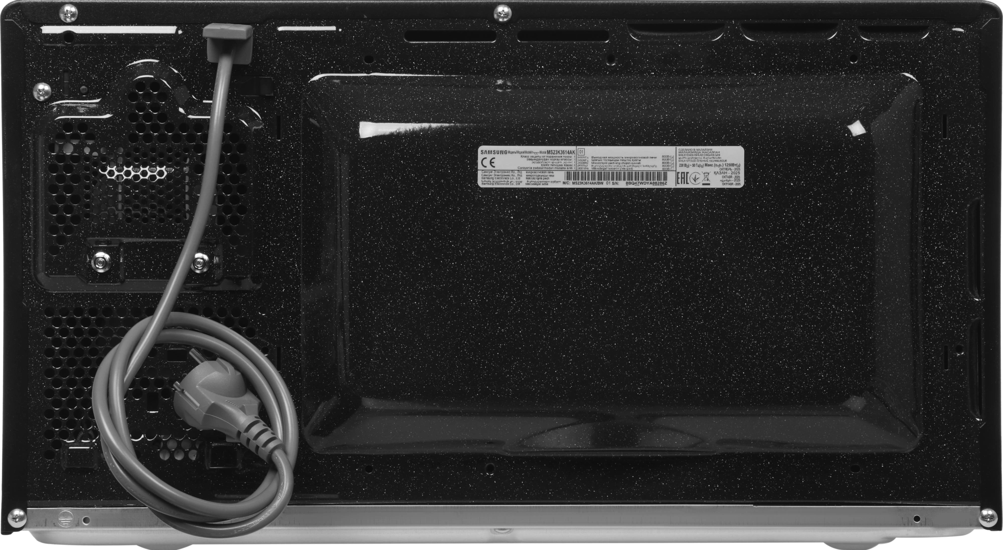 Микроволновая Печь Samsung MS23K3614AK/BW 23л. 800Вт черный — миниатюра 9