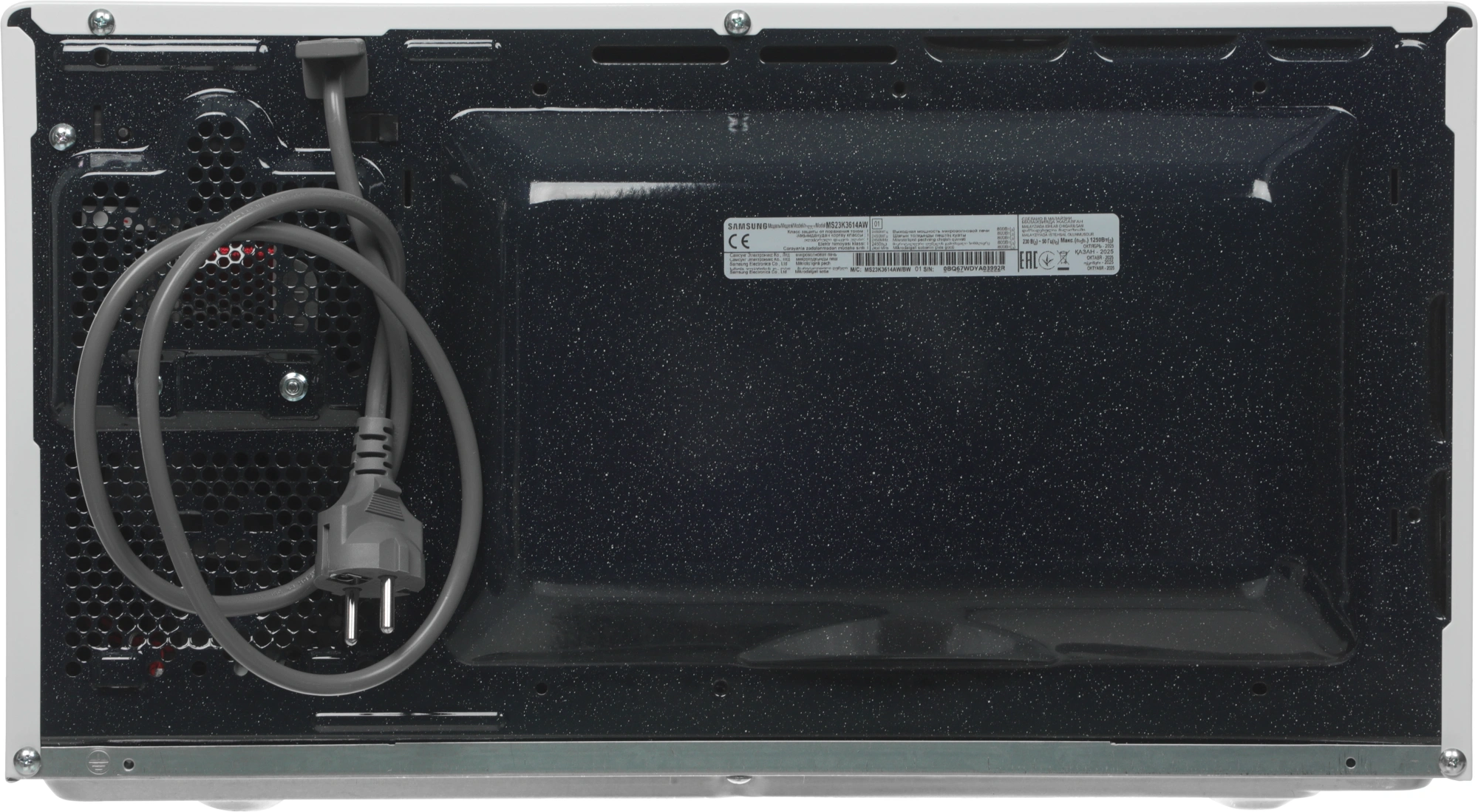 Микроволновая Печь Samsung MS23K3614AW/BW 23л. 800Вт белый — миниатюра 7