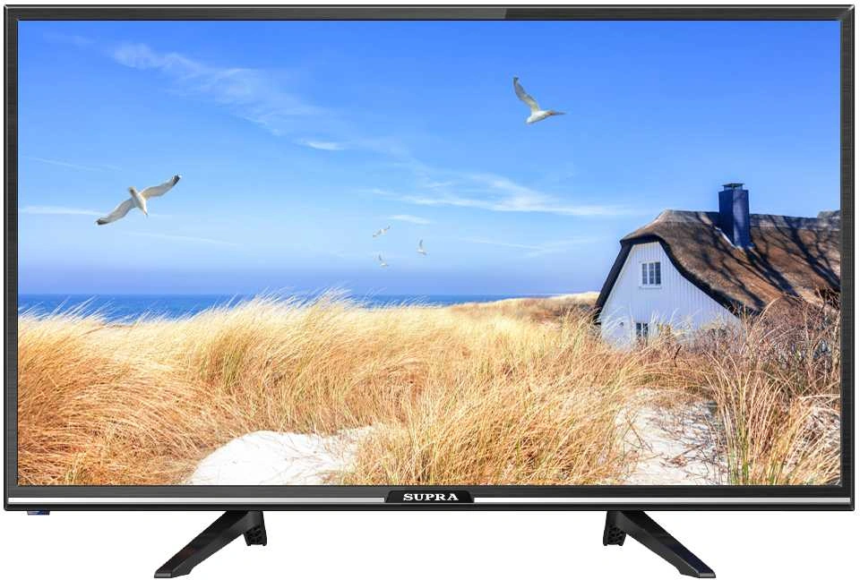 Телевизор LED Supra 32" STV-LC32LT0110W черный HD 60Hz DVB-T DVB-T2 DVB-C DVB-S2 USB (RUS)