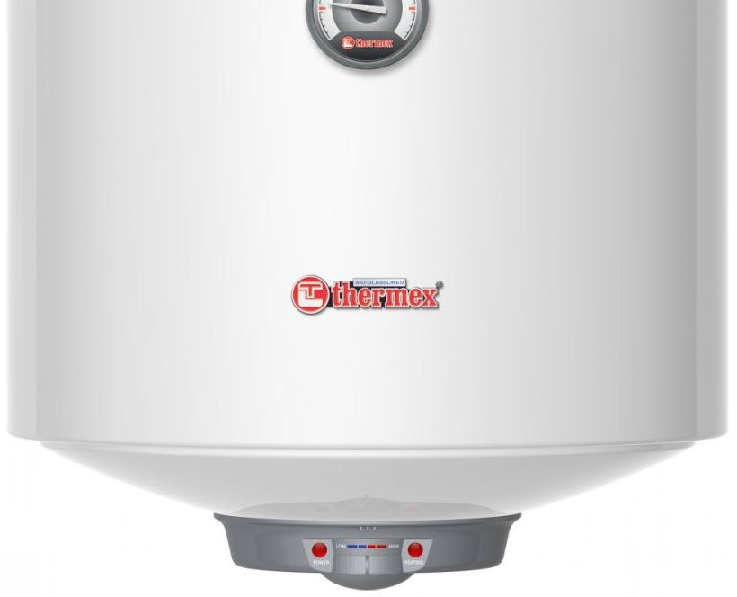 Водонагреватель Thermex Nova 80 V 2кВт 80л электрический настенный/белый — миниатюра 2