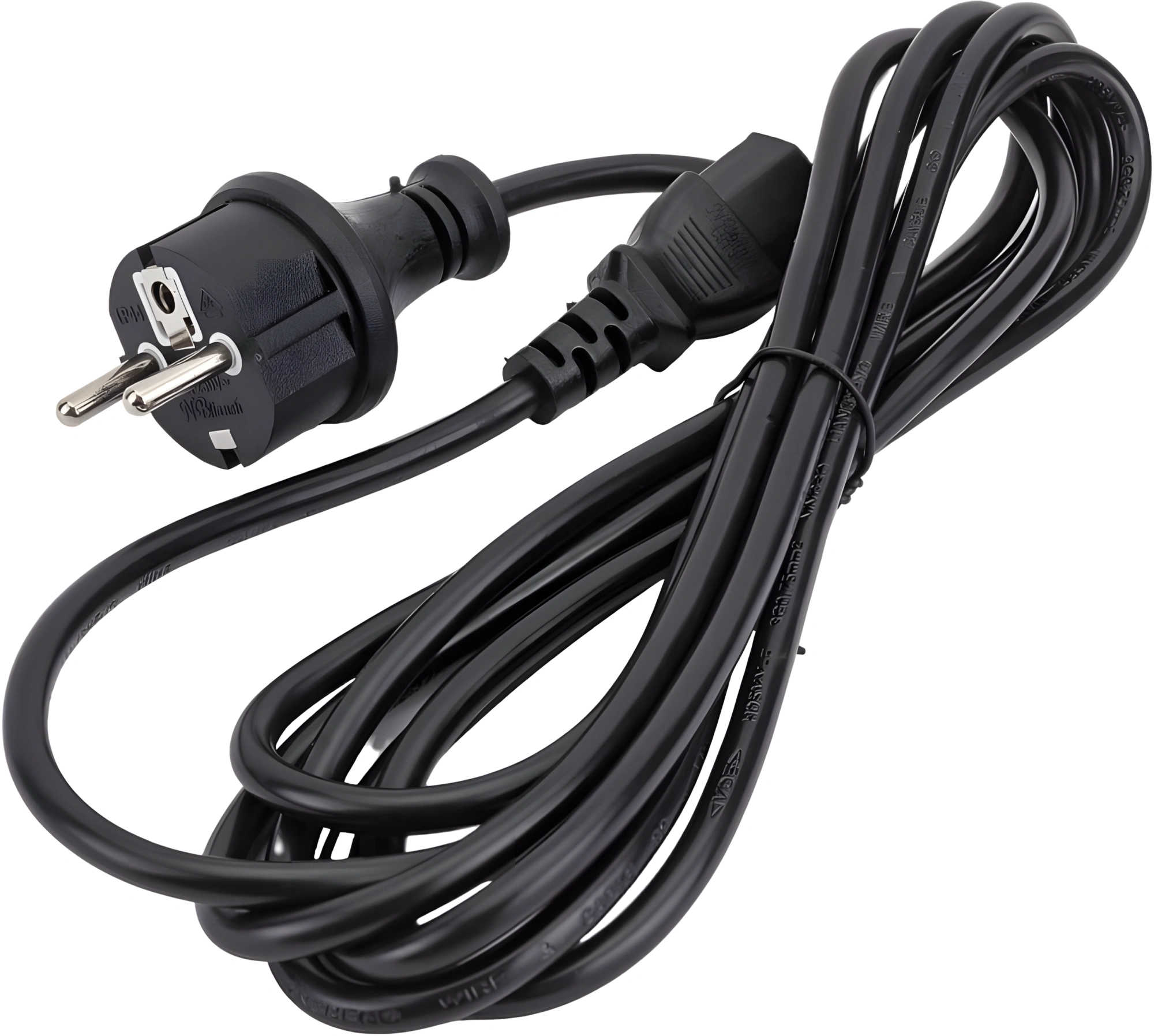 Шнур питания Lanmaster LAN-PP13/SH-3.0-BK C13-Schuko проводник.:3x0.75мм2 3м 220В черный — миниатюра 4