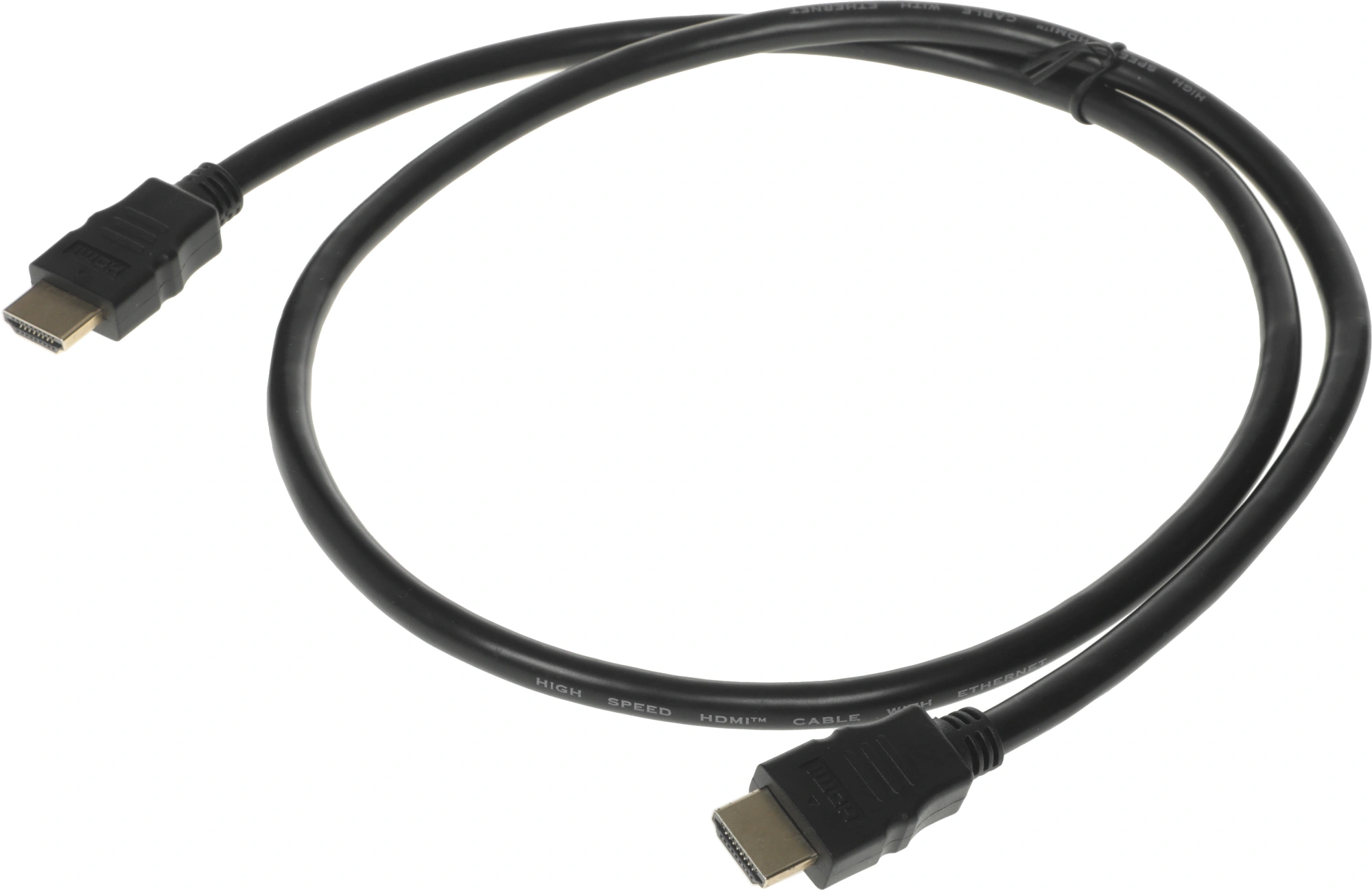Кабель аудио-видео Buro HDMI 2.0 HDMI (m)/HDMI (m) 1м. позолоч.конт. черный (BHP HDMI 2.0-1) — миниатюра 3