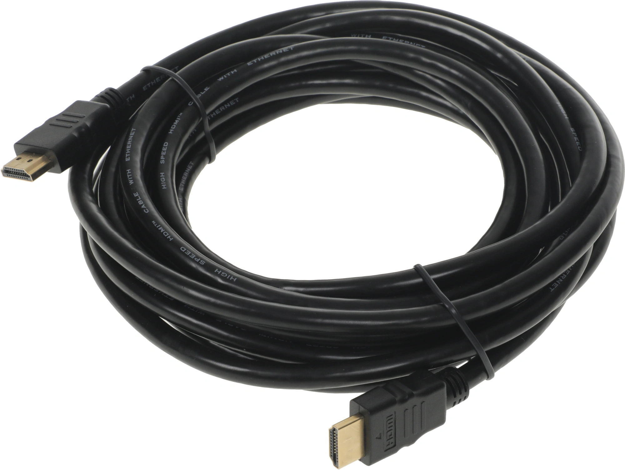 Кабель аудио-видео Buro HDMI 2.0 HDMI (m)/HDMI (m) 5м. позолоч.конт. черный (BHP HDMI 2.0-5) — миниатюра 4