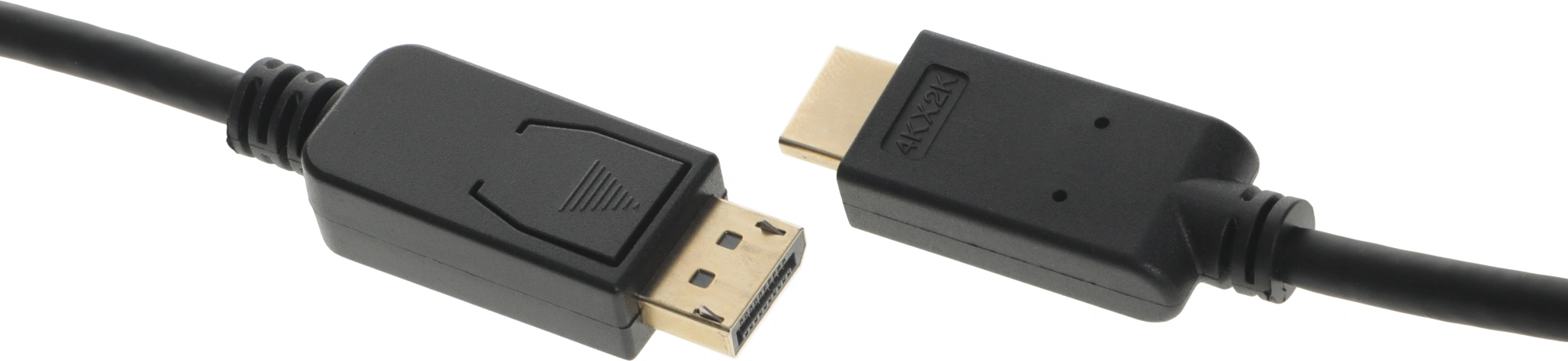 Кабель-переходник аудио-видео Buro v. 1.2 DisplayPort (m)/HDMI (m) 3м. позолоч.конт. черный (BHP DPP_HDMI-3) — миниатюра 6