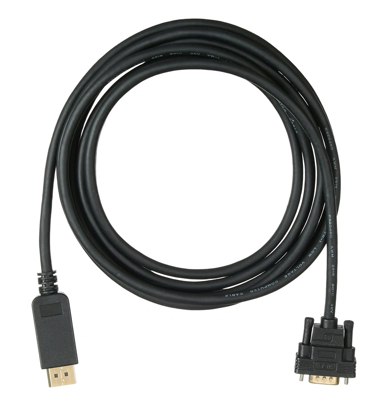 Кабель аудио-видео Buro 1.1v DisplayPort (m)/VGA (m) 3м. позолоч.конт. черный (BHP DPP_VGA-3) — миниатюра 2