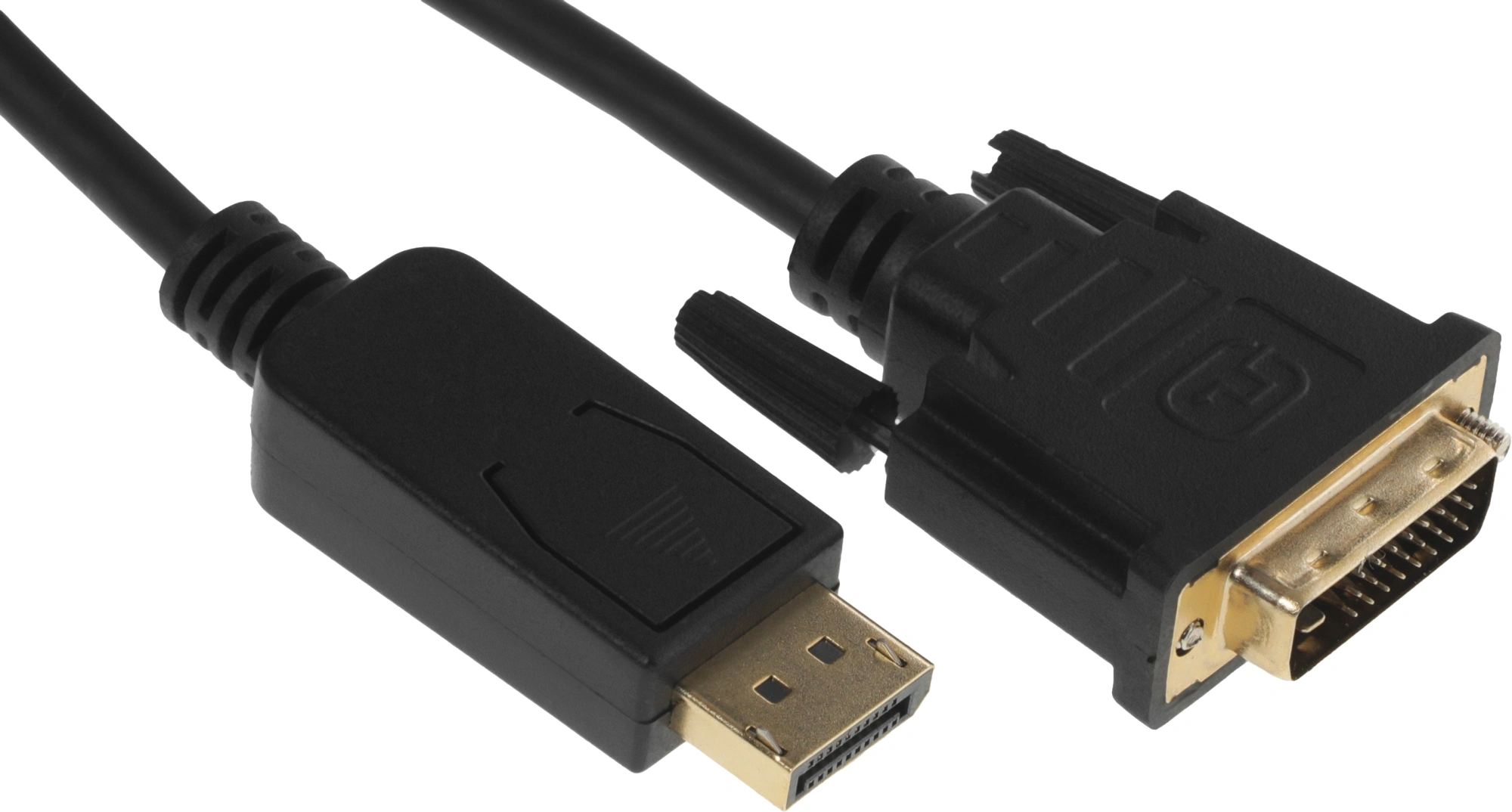 Кабель аудио-видео Buro 1.1v DisplayPort (m)/DVI-D (Dual Link) (m) 3м. позолоч.конт. черный (BHP DPP_DVI-3) — миниатюра 6