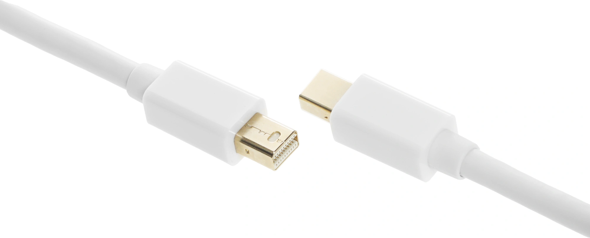 Кабель аудио-видео Buro 1.2v miniDisplayport (m)/miniDisplayport (m) 2м. позолоч.конт. белый (BHP MDPP-2) — миниатюра 4