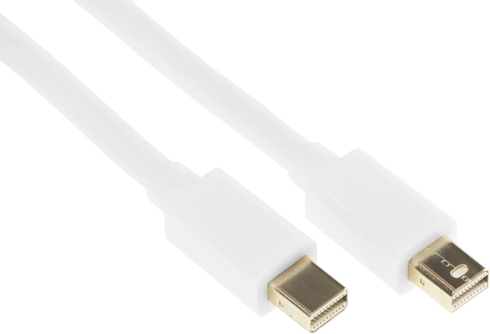 Кабель аудио-видео Buro 1.2v miniDisplayport (m)/miniDisplayport (m) 2м. позолоч.конт. белый (BHP MDPP-2) — миниатюра 5