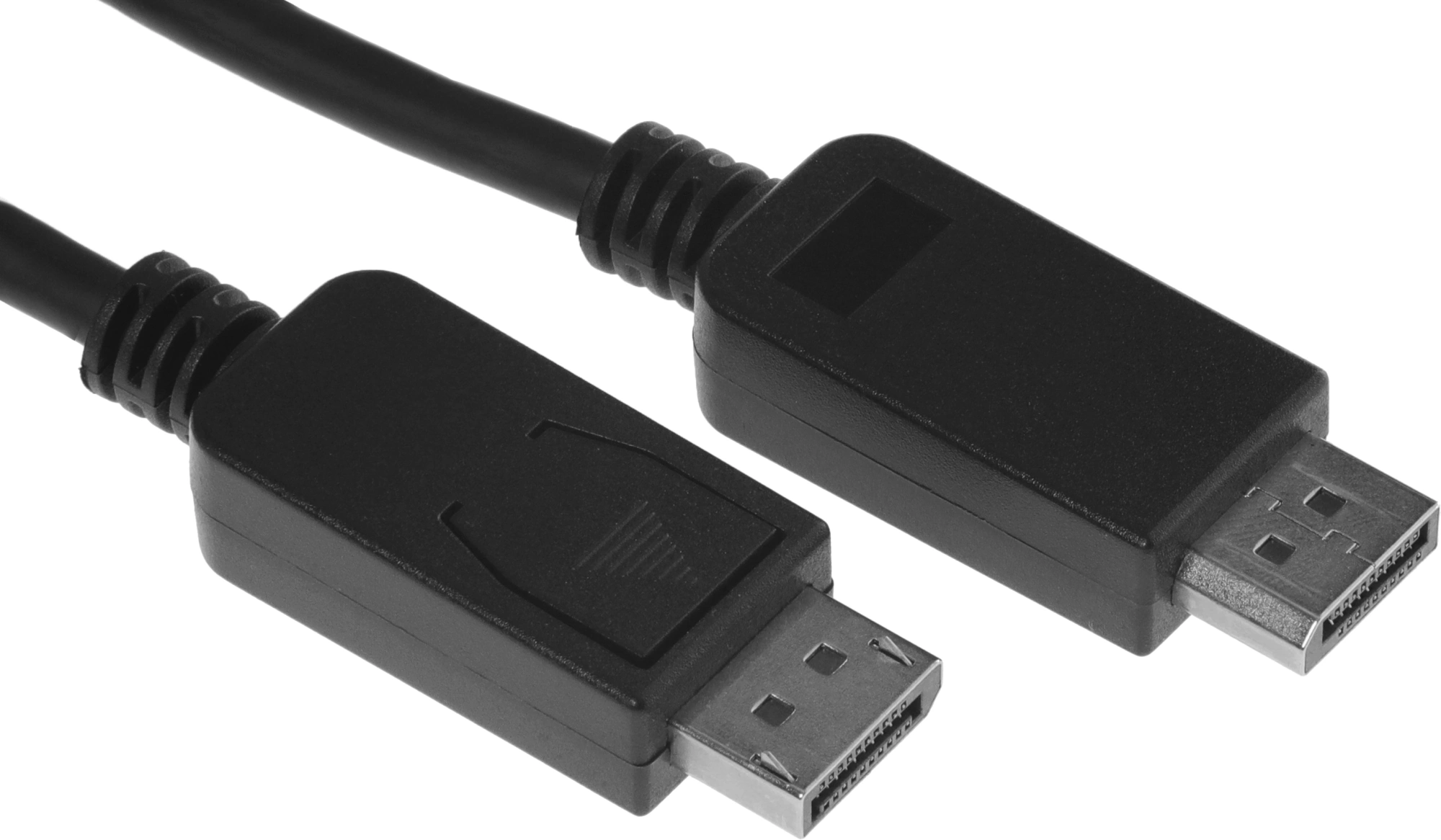 Кабель аудио-видео 1.2v DisplayPort (m)/DisplayPort (m) 2м. черный — миниатюра 3