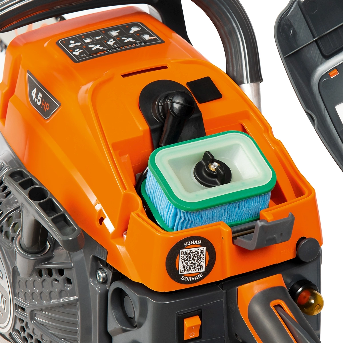Бензопила Daewoo DACS 5820XT 4.5л.с. дл.шины:20" (50cm) — миниатюра 10