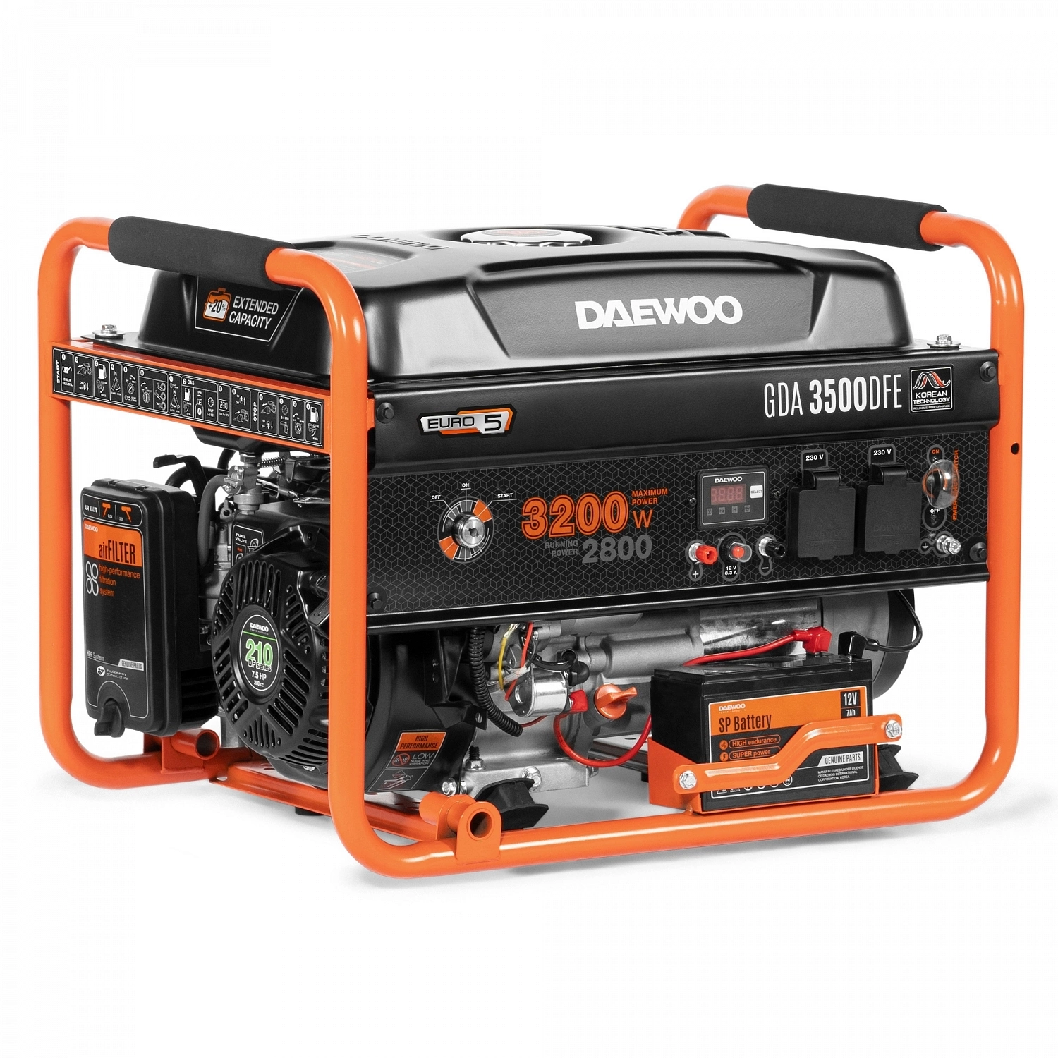 Генератор Daewoo Master GDA 3500 DFE 3.2кВт