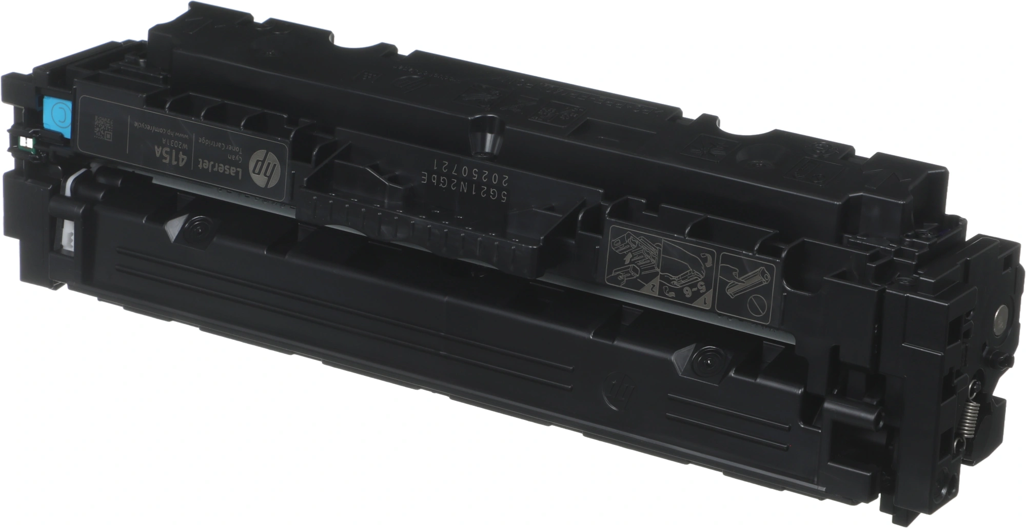 Картридж лазерный HP 415A W2031A голубой бар.в компл. (2100стр.) для HP HP LJ M454/MFP M479 — миниатюра 15