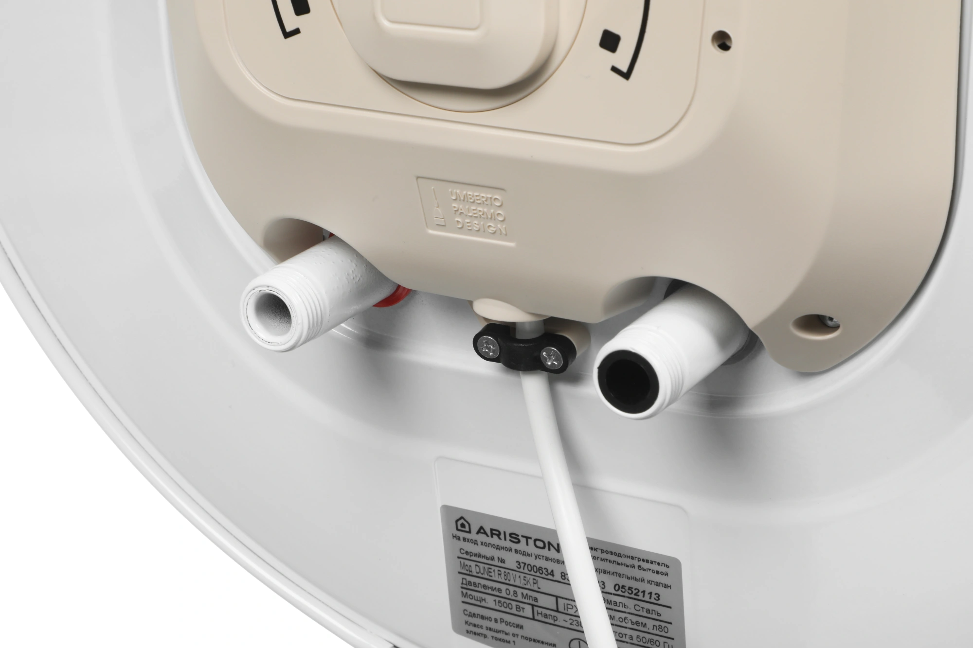 Водонагреватель Ariston DUNE1 R 80 V 1,5K PL 1.5кВт 80л электрический настенный/белый — миниатюра 17