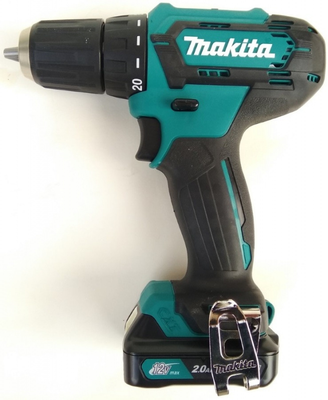 Дрель-шуруповерт Makita DF333DWAE аккум. патрон:быстрозажимной (кейс в комплекте) — миниатюра 4