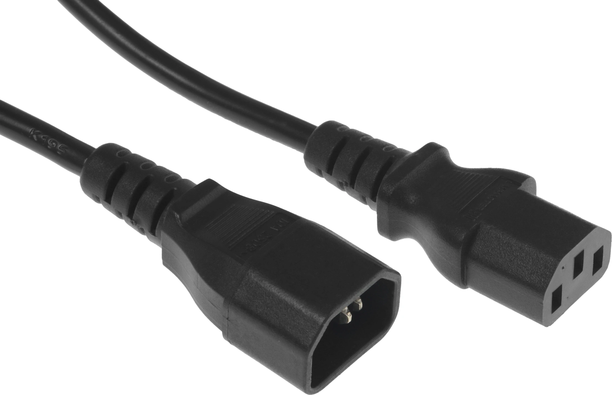 Шнур питания Lanmaster LAN-PP13/14-3.0-BK черный — миниатюра 5
