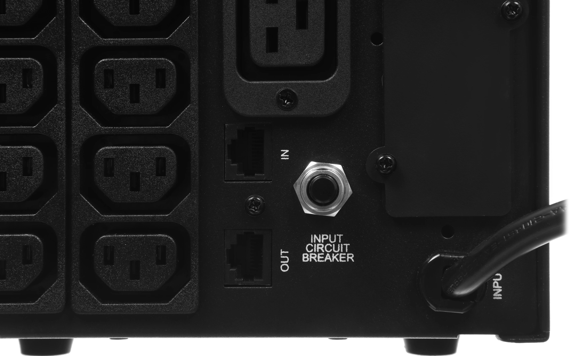 Источник бесперебойного питания Powercom Smart King Pro+ SPT-3000-II LCD 2400Вт 3000ВА черный — миниатюра 9