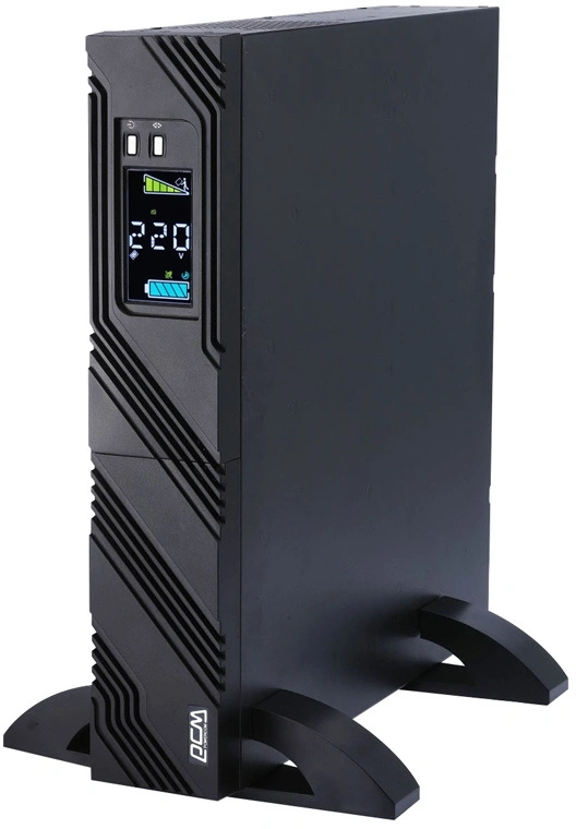 Источник бесперебойного питания Powercom Smart King Pro+ SPR-1500 LCD 1200Вт 1500ВА черный — миниатюра 2