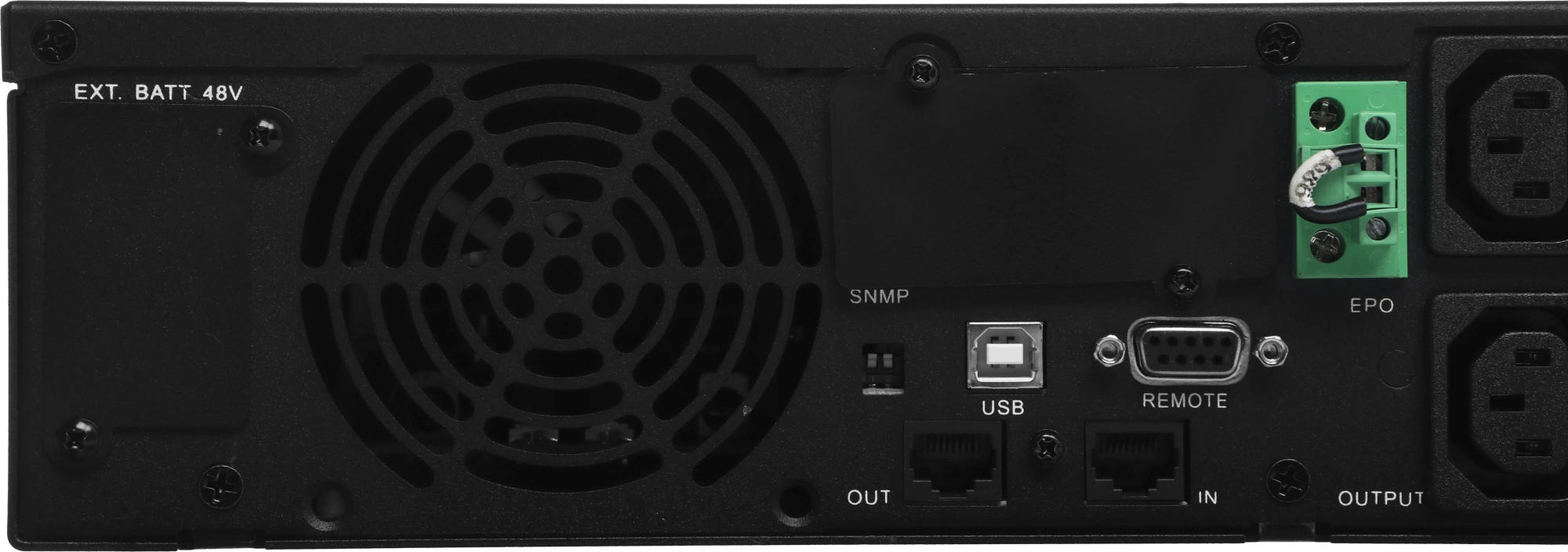 Источник бесперебойного питания Powercom Smart King Pro+ SPR-3000 LCD 2400Вт 3000ВА черный — миниатюра 8