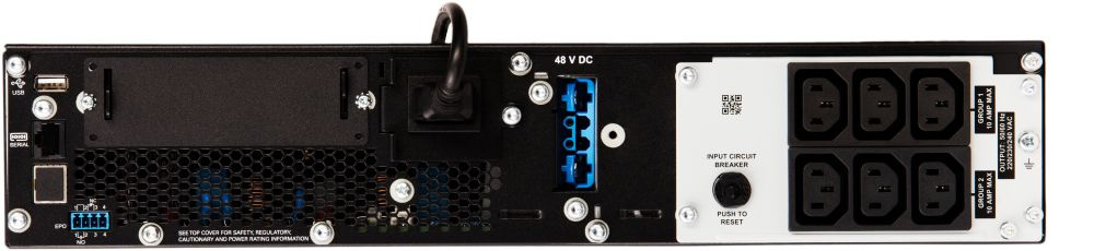 Источник бесперебойного питания APC Smart-UPS SRT SRT1500RMXLI-NC 1500Вт 1500ВА черный/черный — фото 1
