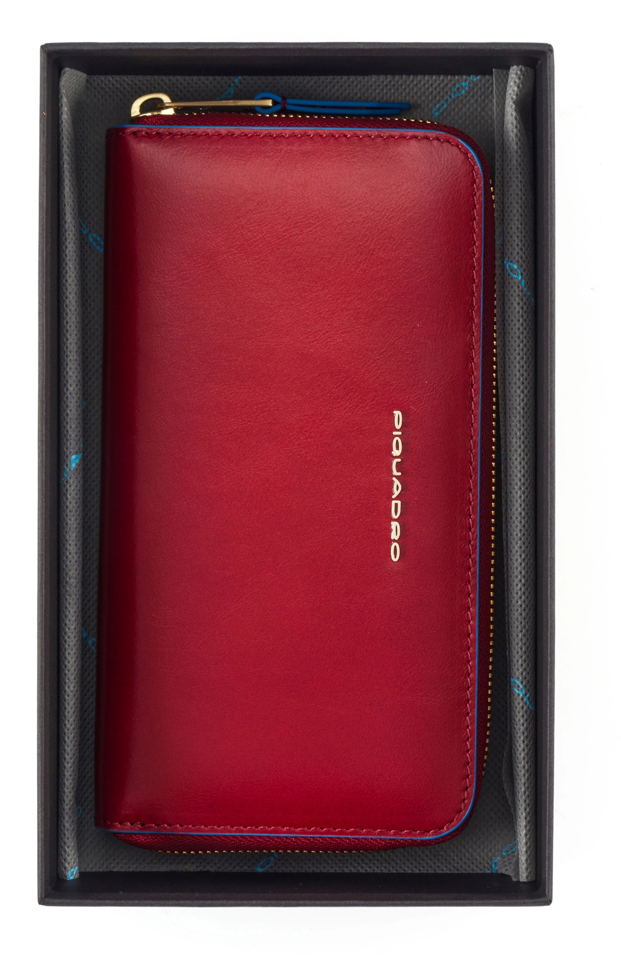 Кошелек женский Piquadro Blue Square PD1515B2R/R красный натур.кожа — миниатюра 3