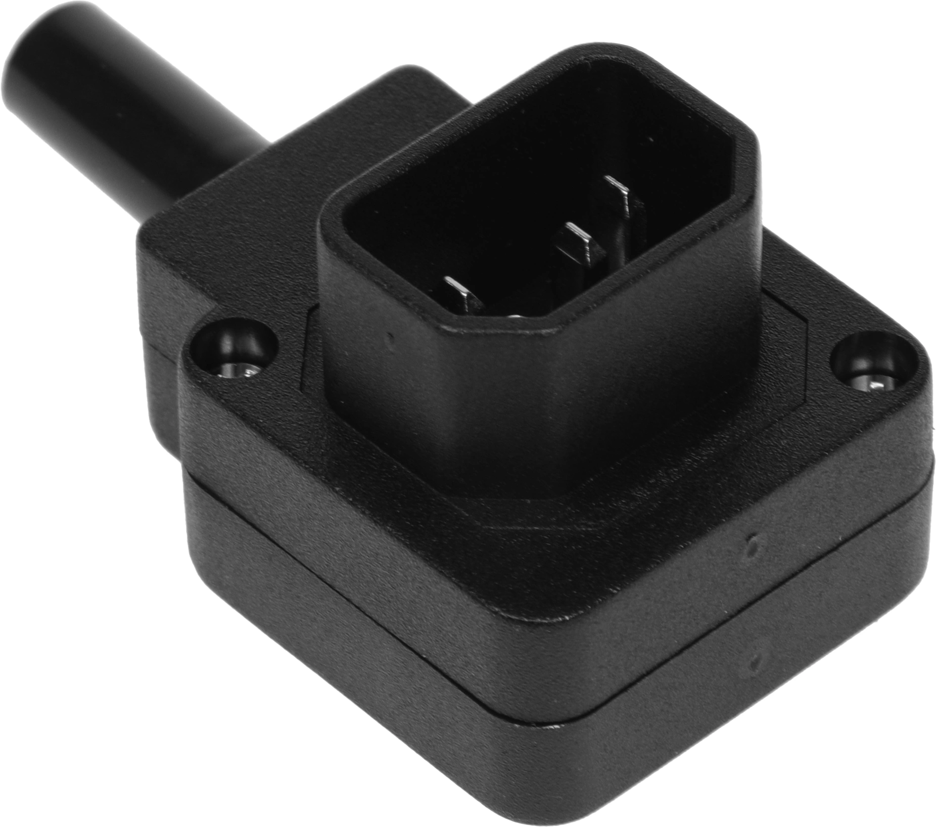 Вилка Lanmaster LAN-IEC-320-C14/90 угловая — миниатюра 2