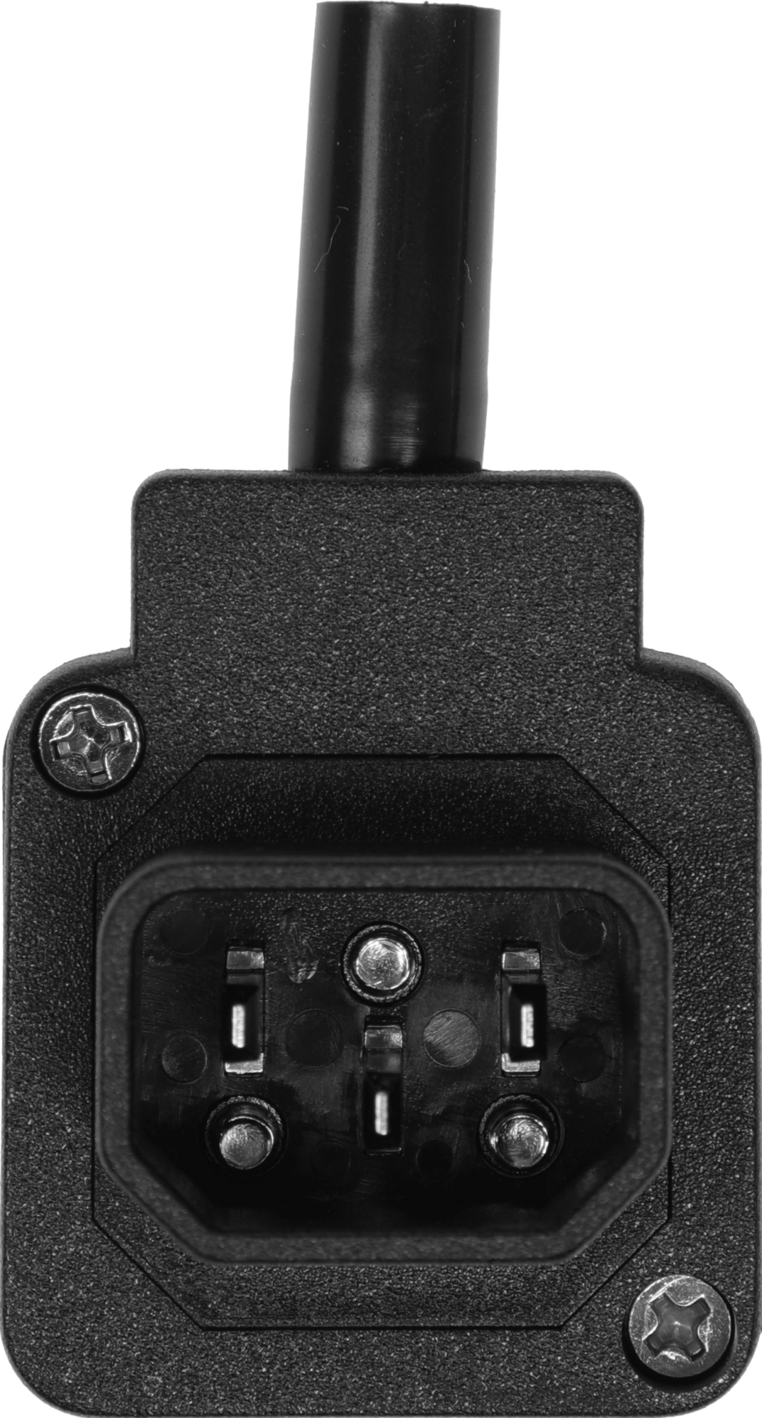 Вилка Lanmaster LAN-IEC-320-C14/90 угловая — миниатюра 3