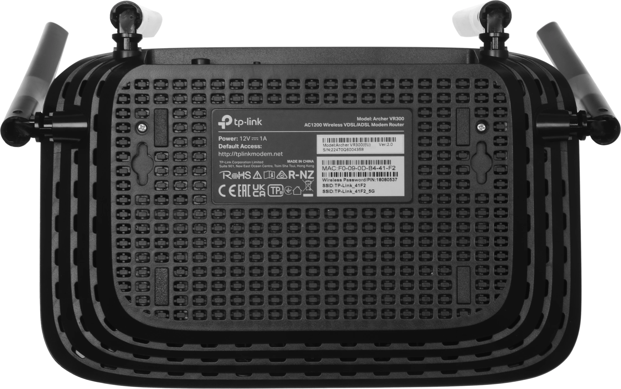 Роутер беспроводной TP-Link Archer VR300 AC1200 10/100BASE-TX/ADSL черный — миниатюра 11