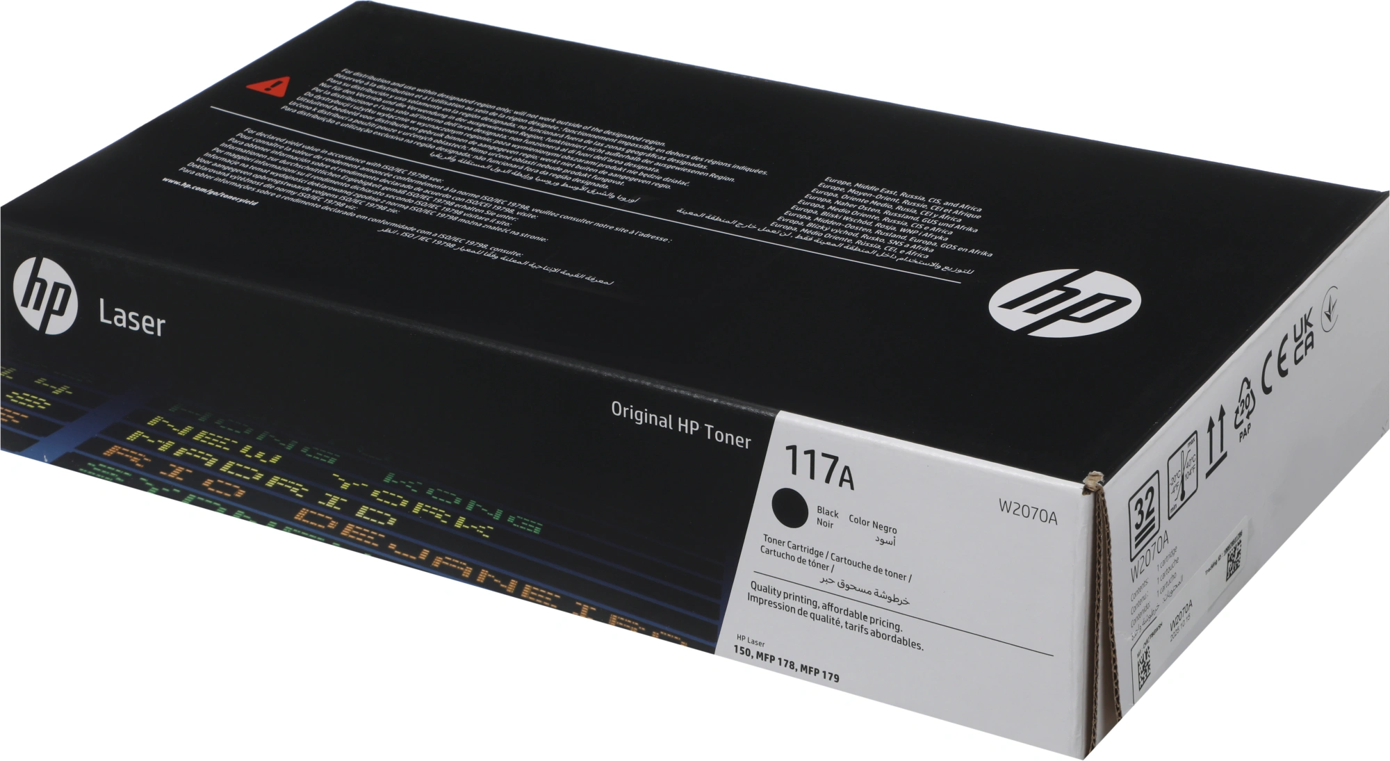 Картридж лазерный HP 117 W2070A черный (1000стр.) для HP Laser 150/MFP 178/179 — миниатюра 6