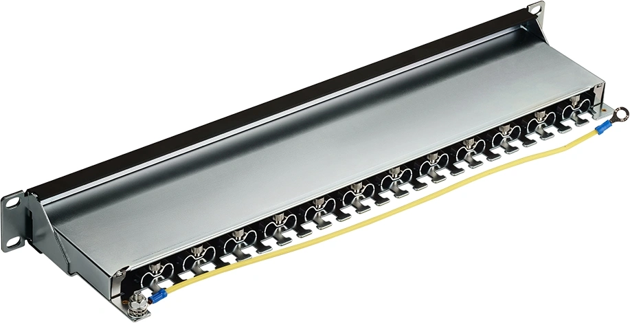 Патч-панель Lanmaster LAN-PPL24S6A 19" 1U 24xRJ45 кат.6A STP — миниатюра 2