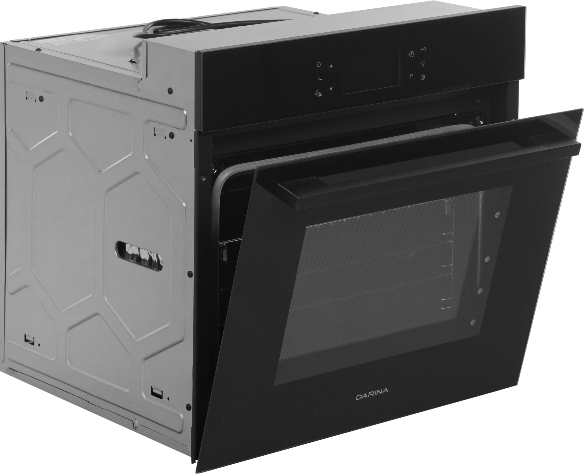 Духовой шкаф Электрический Darina 2V BDE 112 710 BB черный/стекло черное — миниатюра 18