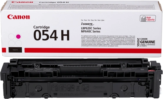 Картридж лазерный Canon 054HM 3026C002 пурпурный бар.в компл. (2300стр.) для Canon MF645Cx/MF643Cdw/MF641Cw/LBP623Cdw/621Cw — миниатюра 7