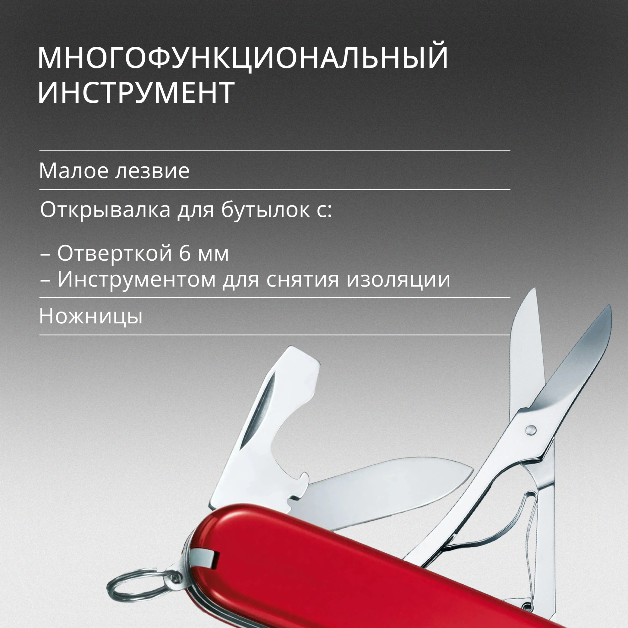 Нож перочинный Victorinox Fieldmaster (1.4713) 91мм 15функц. красный карт.коробка — миниатюра 21