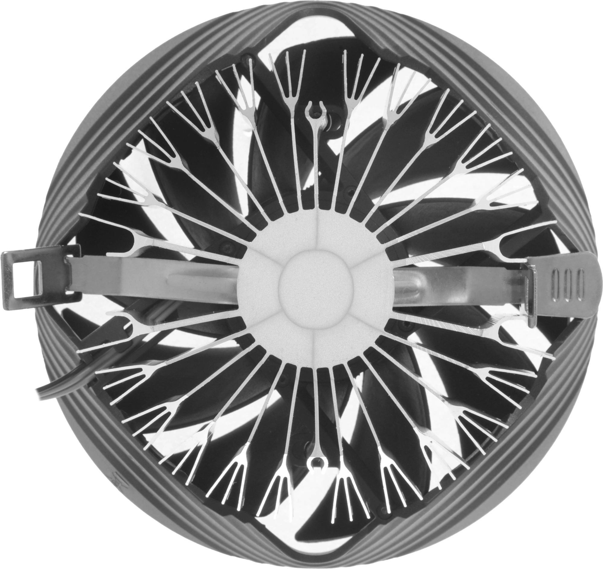 Устройство охлаждения(кулер) Deepcool Gamma Hunter Soc-AM5/AM4/1151/1200 черный 3-pin 21dB Al 95W 252gr Ret (DP-MCAL-HT) — миниатюра 10