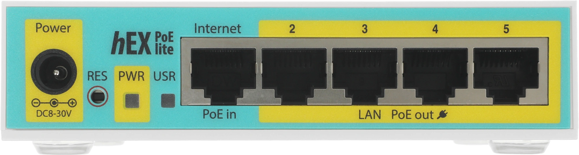 Роутер MikroTik hEX PoE lite (RB750UPR2) 10/100BASE-TX белый — миниатюра 10