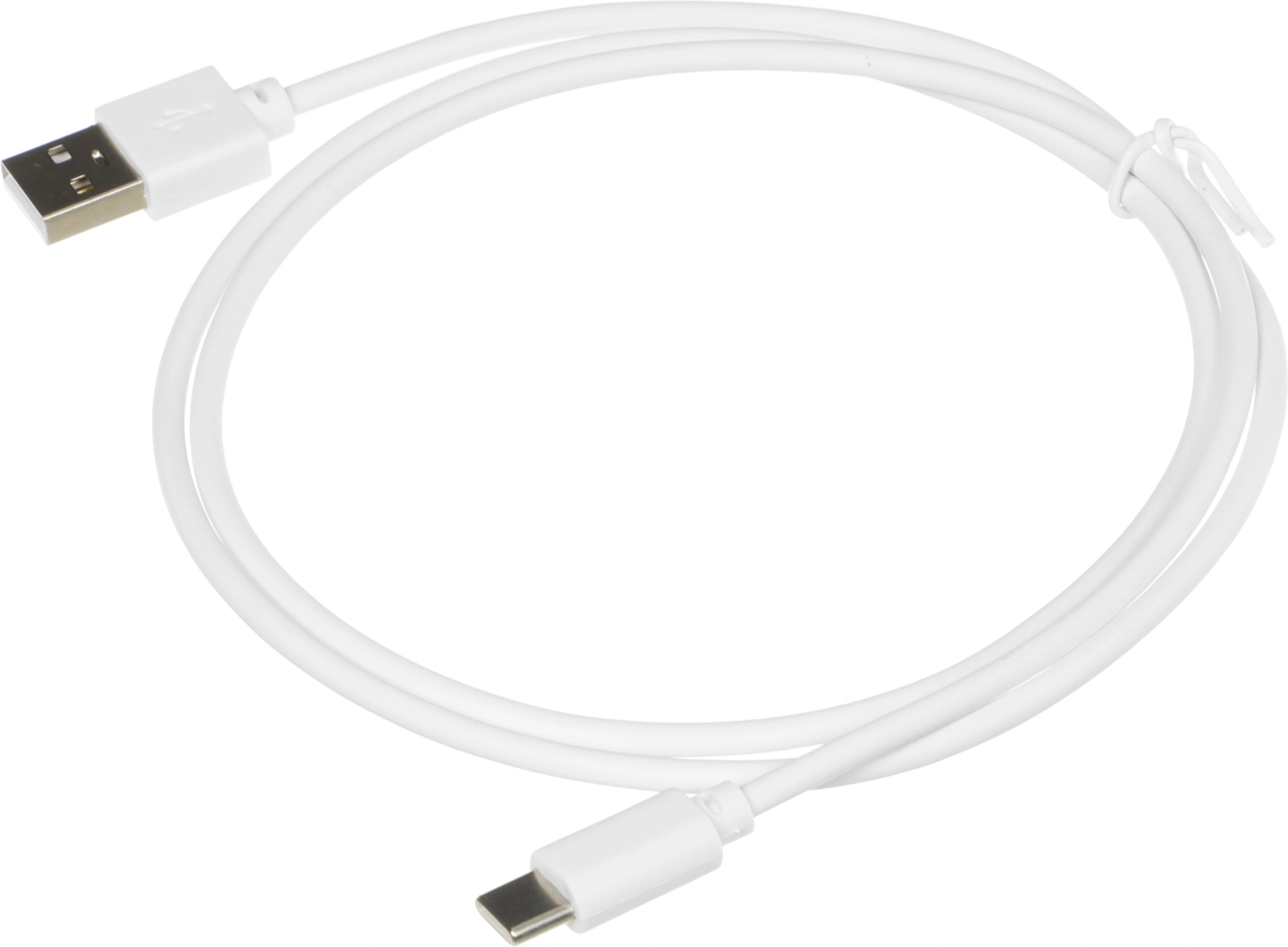 Кабель ver2.0 USB (m)-USB Type-C (m) 1м белый — фото 1