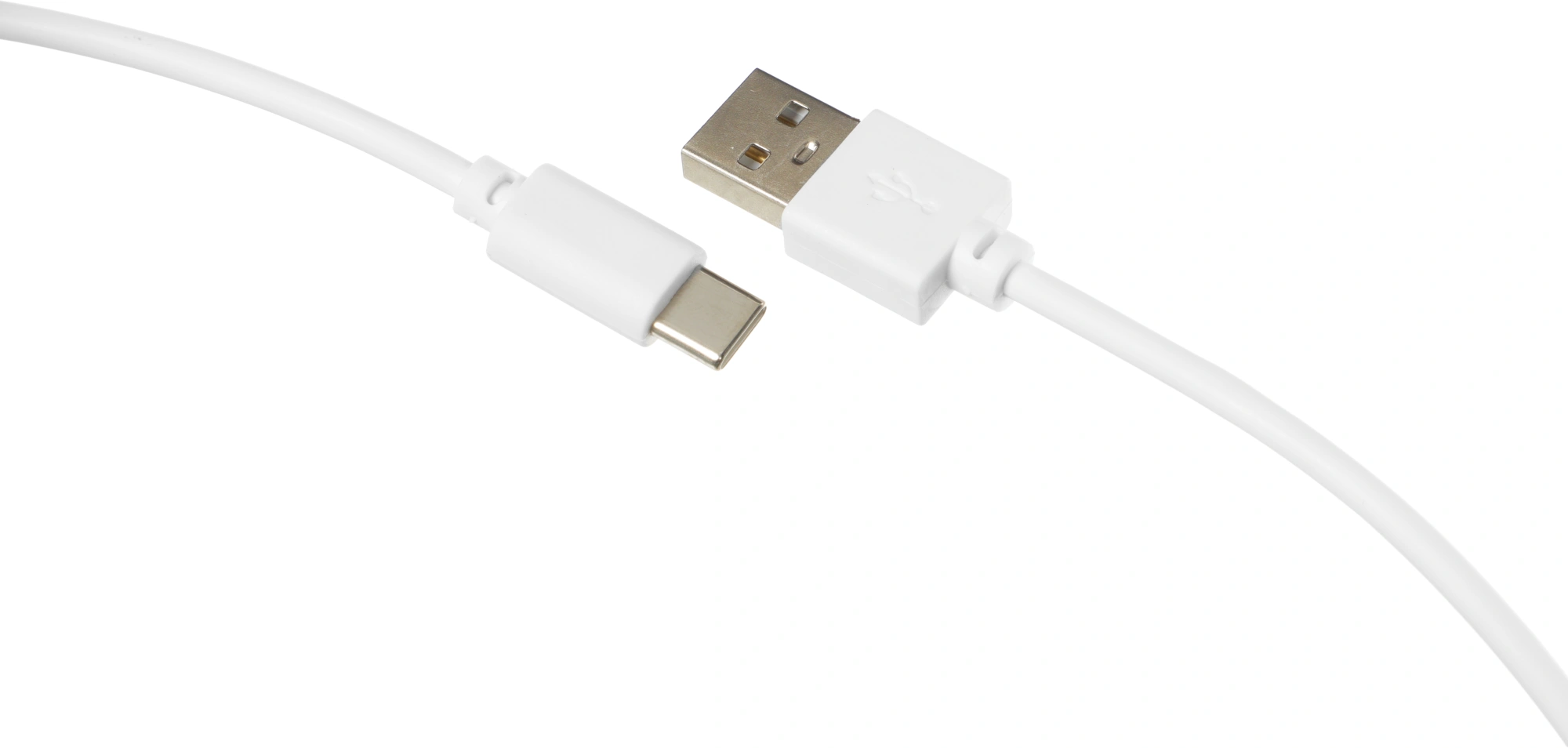 Кабель ver2.0 USB (m)-USB Type-C (m) 1м белый — миниатюра 3