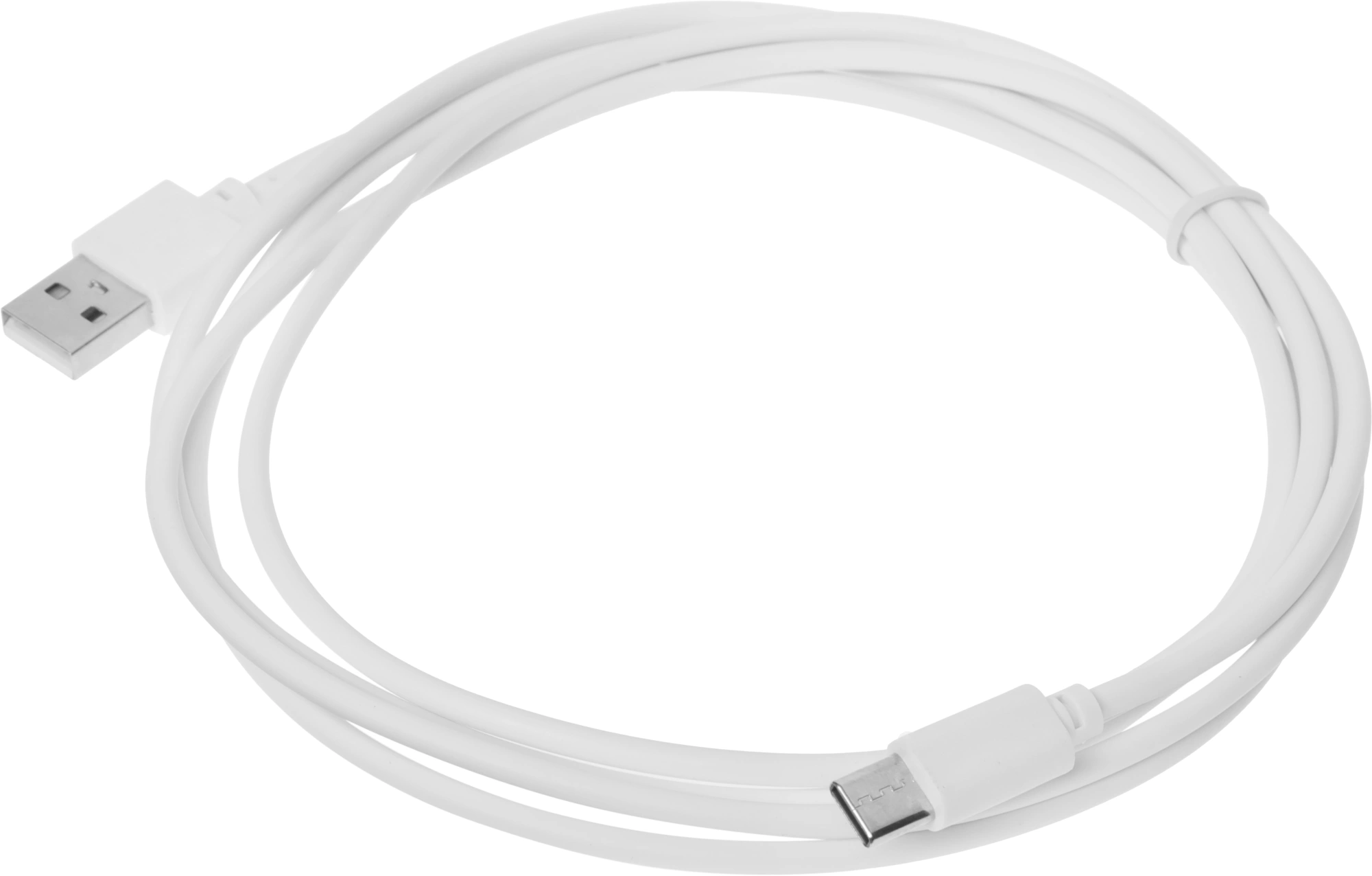 Кабель USB (m)-USB Type-C (m) 1.8м белый — миниатюра 2