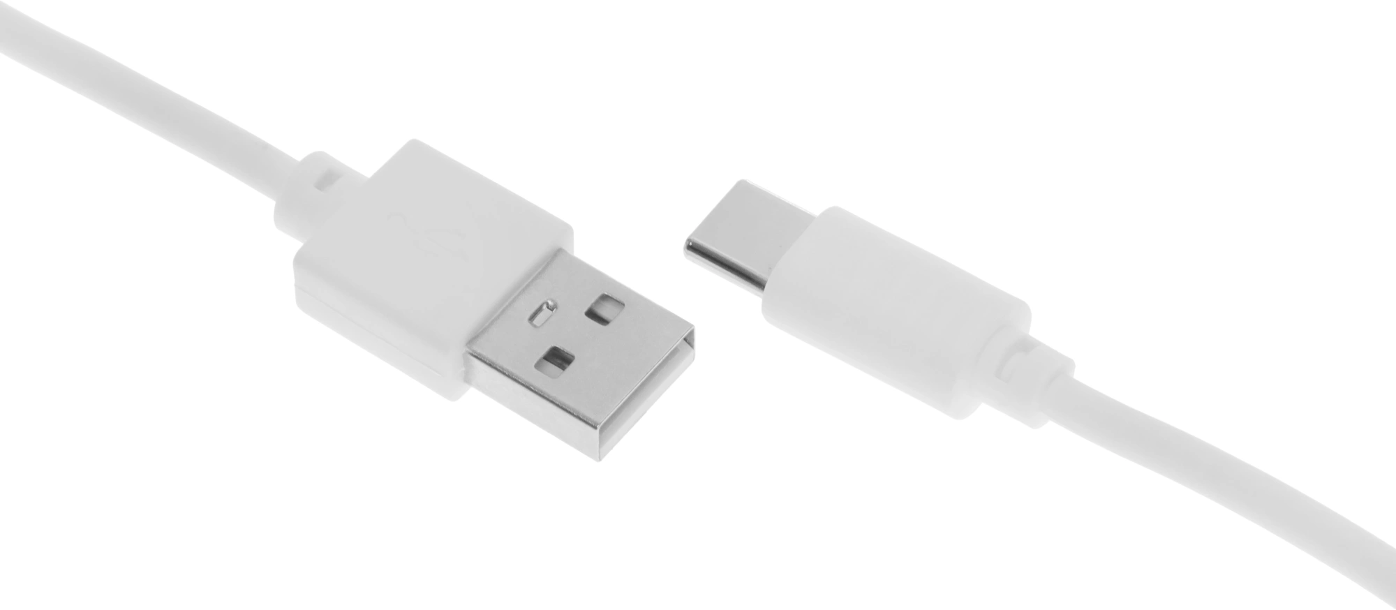 Кабель USB (m)-USB Type-C (m) 1.8м белый — миниатюра 3