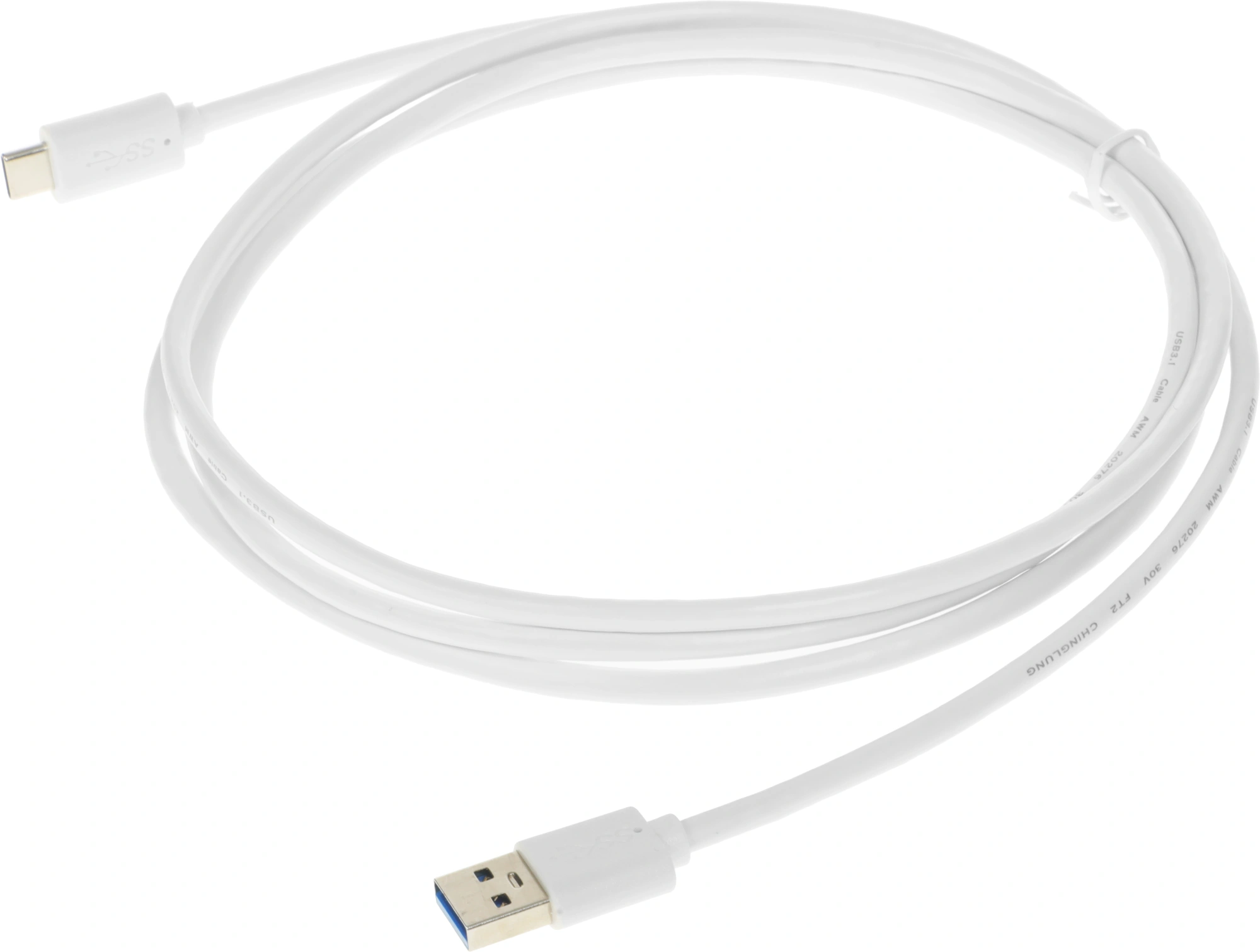 Кабель Buro BHP USB-TPC-1.8W USB (m)-USB Type-C (m) 1.8м белый — миниатюра 2