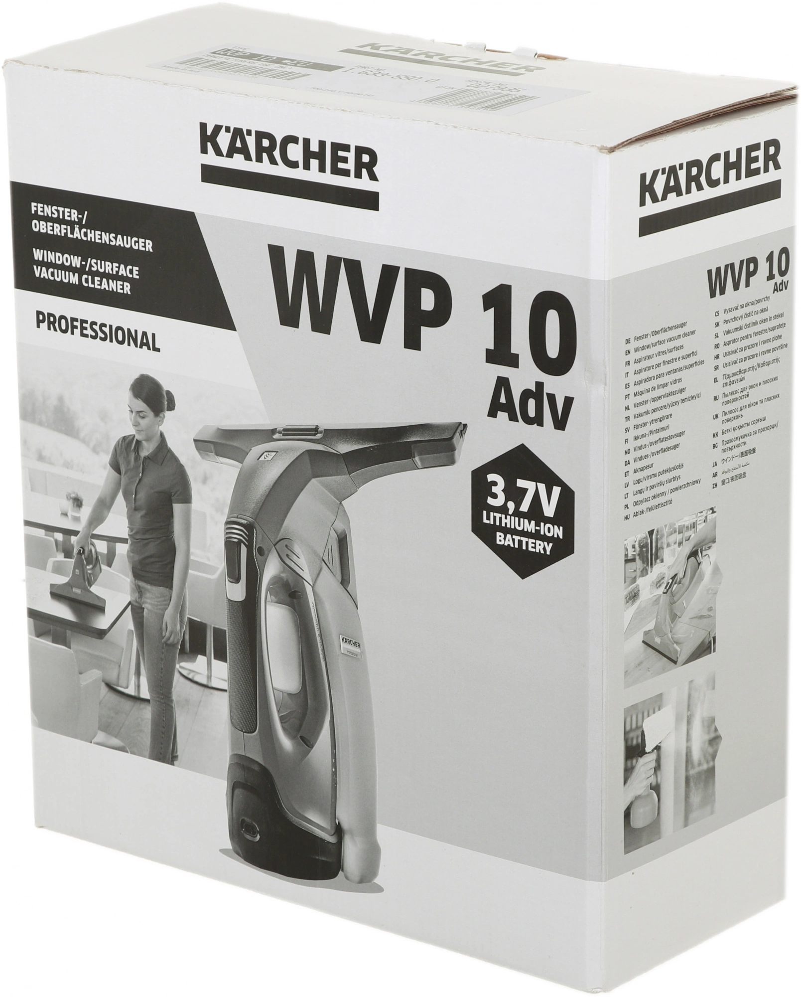 Мойщик окон Karcher Professional WVP 10 шир.скреб.:280мм пит.:от аккум. серый/желтый — миниатюра 17