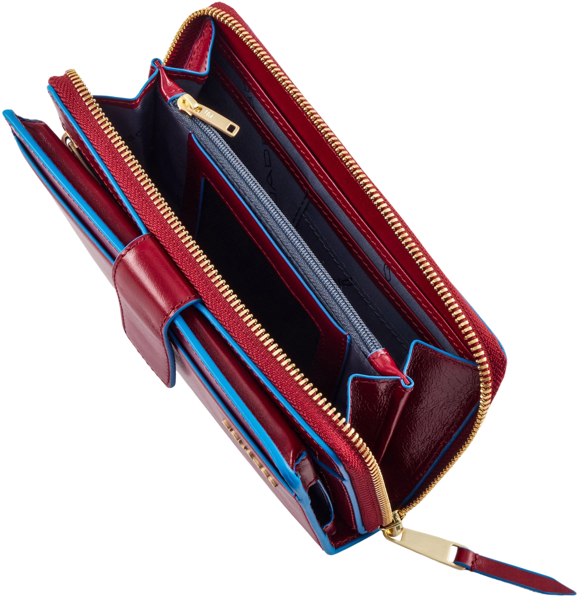 Кошелек женский Piquadro Blue Square PD1354B2R/R красный натур.кожа — миниатюра 5
