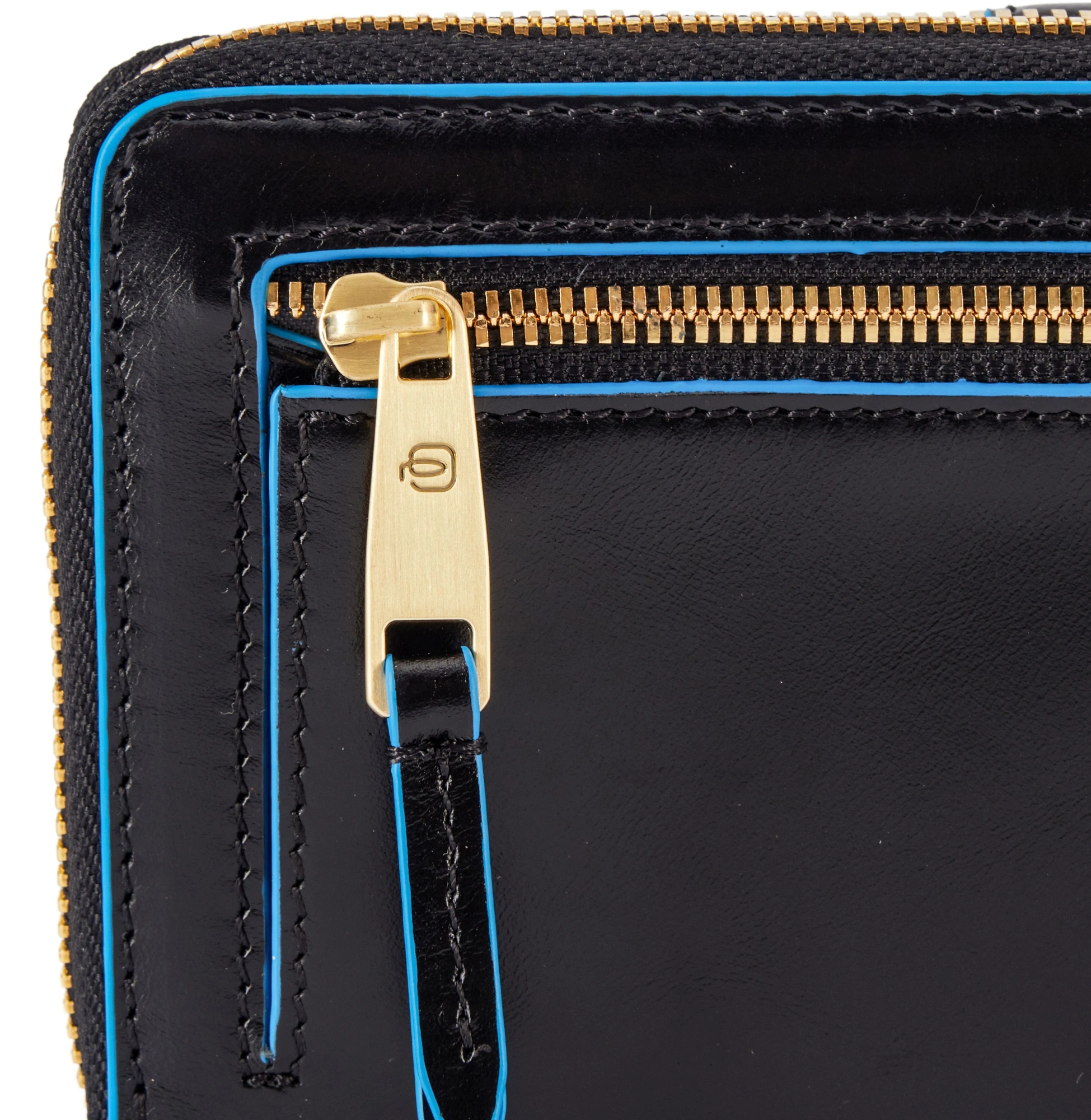 Кошелек женский Piquadro Blue Square PD1354B2R/N черный натур.кожа — миниатюра 8