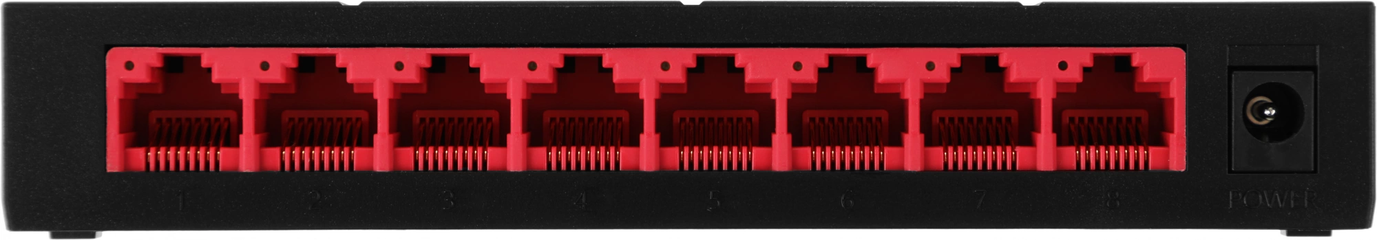 Коммутатор Mercusys MS108G (L2) 8x1Гбит/с неуправляемый — миниатюра 4