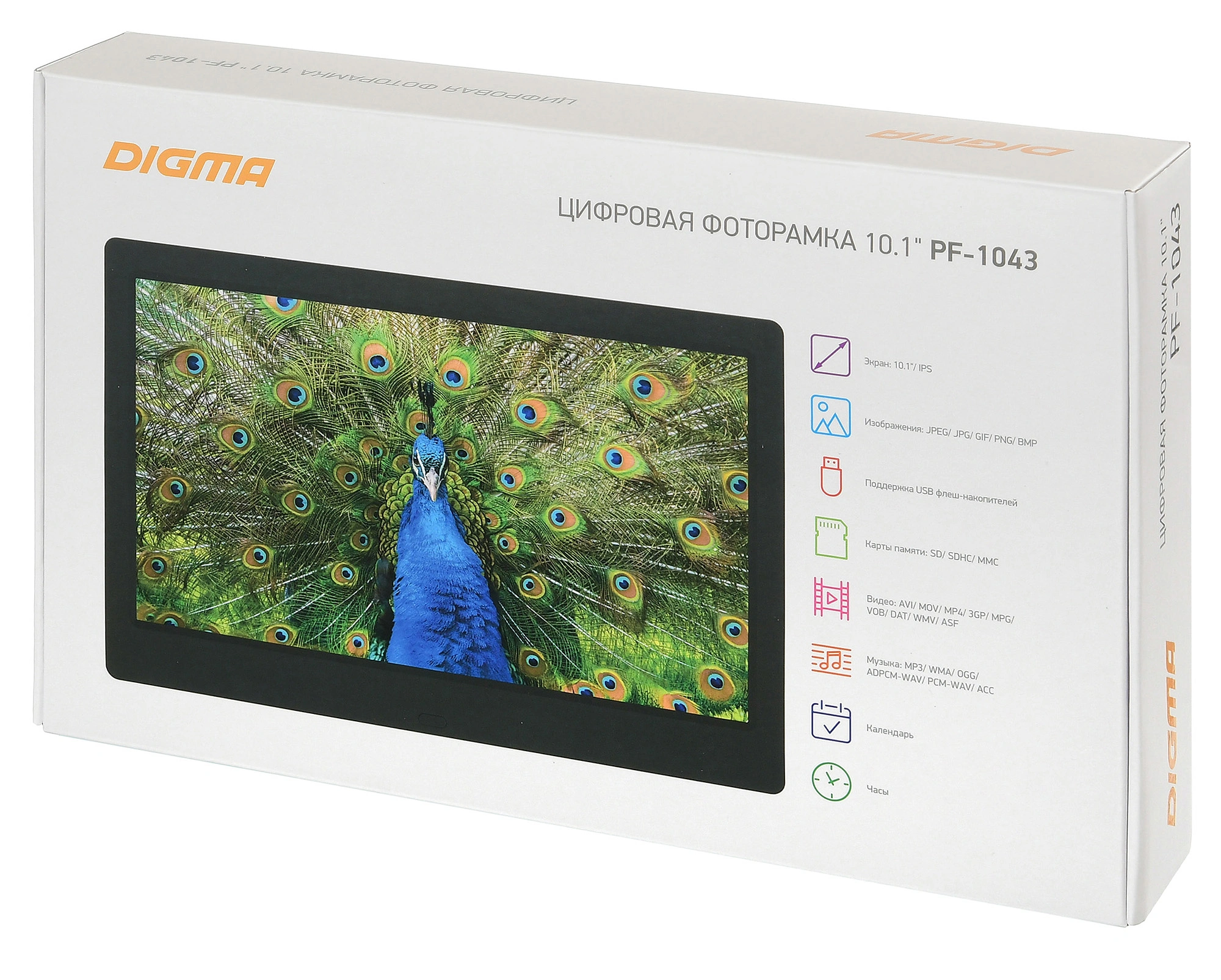 Фоторамка Digma 10.1" PF-1043 IPS 1280x800 черный пластик ПДУ Видео — миниатюра 13